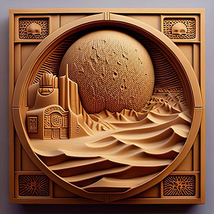 3D модель Игра Dune II Здание династии (STL)